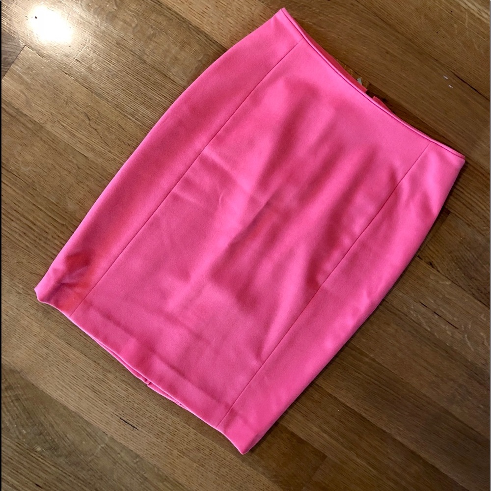 Coral Pink H&M Pencil Skirt